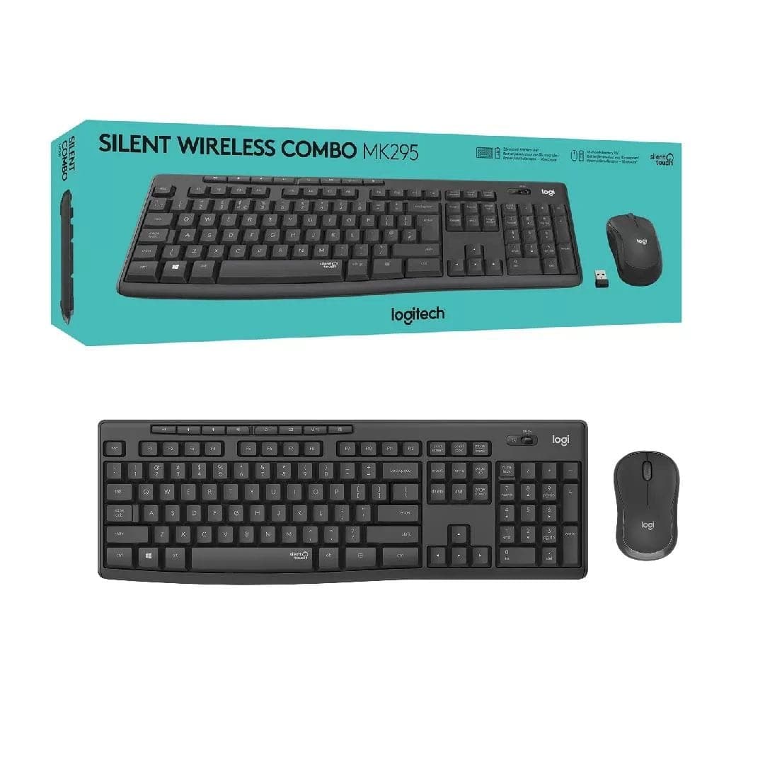 Combo de Teclado y Mouse MK 295 Silent Wireless