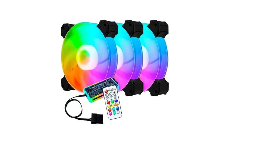 Kit Disipadores LC 120 con RGB + Controladora