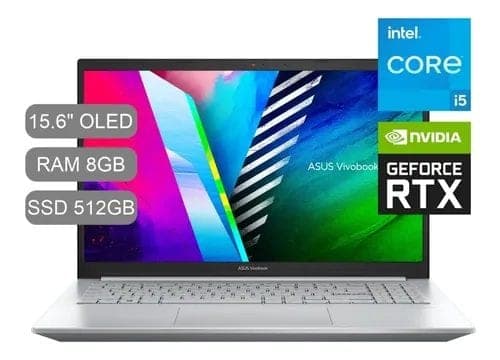 Portátil Asus Vivobook OLED SSD 512GB RAM 8GB Rtx 3050