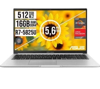 Portátil Asus Vivobook Yzen 7-5825U SSD 512GB RAM 16GB