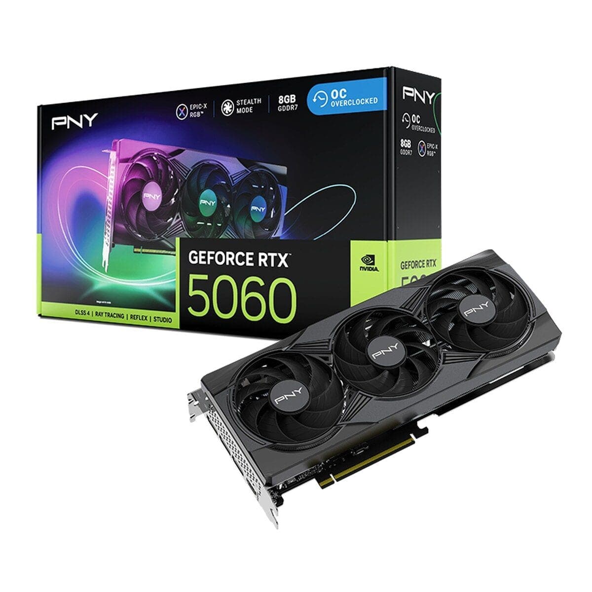 Tarjeta de Video Rtx 5060 8GB Pny OC