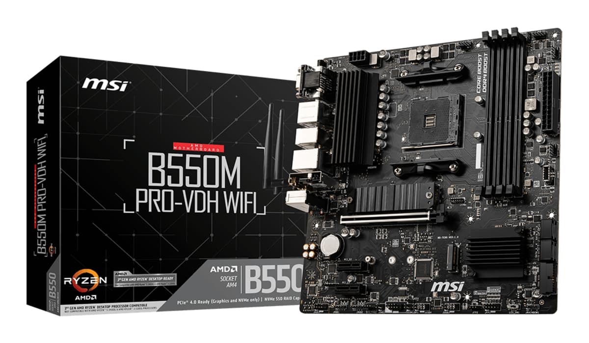 Board MSI B550m Pro,wi-fi Amd