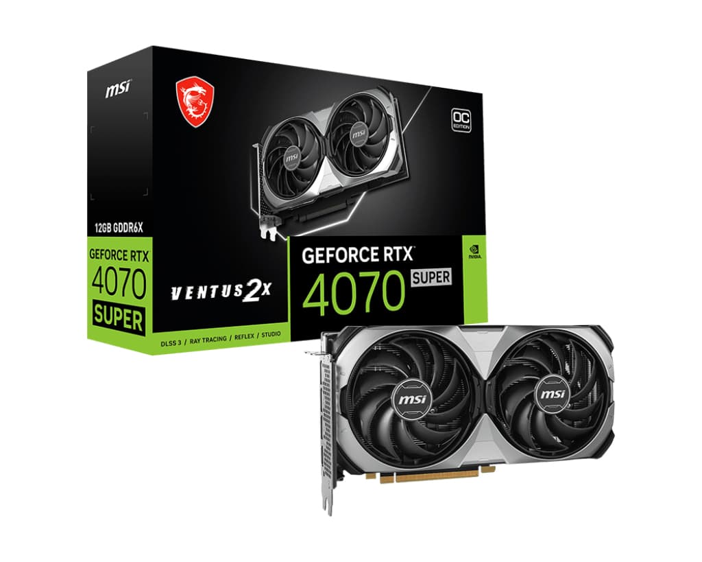 Tarjeta de Video Rtx MSI 4070 Super 12GB D6x