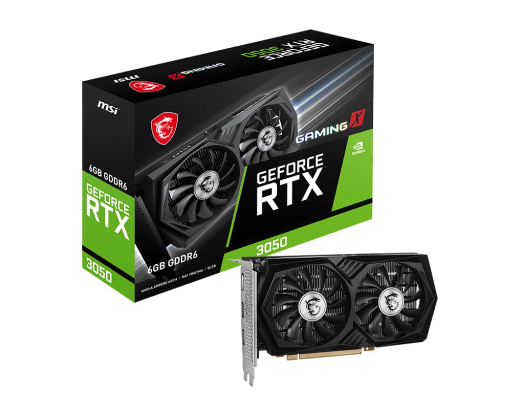 Rtx 3050 6GB MSI Gaming x