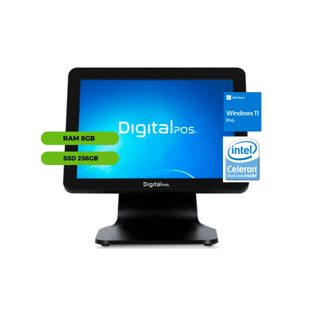 Todo en Uno Digital POS 8 Celeron SSD 256GB RAM 8GB