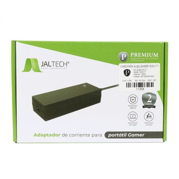 Cargador Jaltech Portátil Asus 19.5V 7.7A