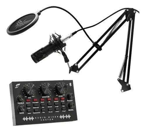 Microfono Profesional Jyr Mcjr-009 con Mixer