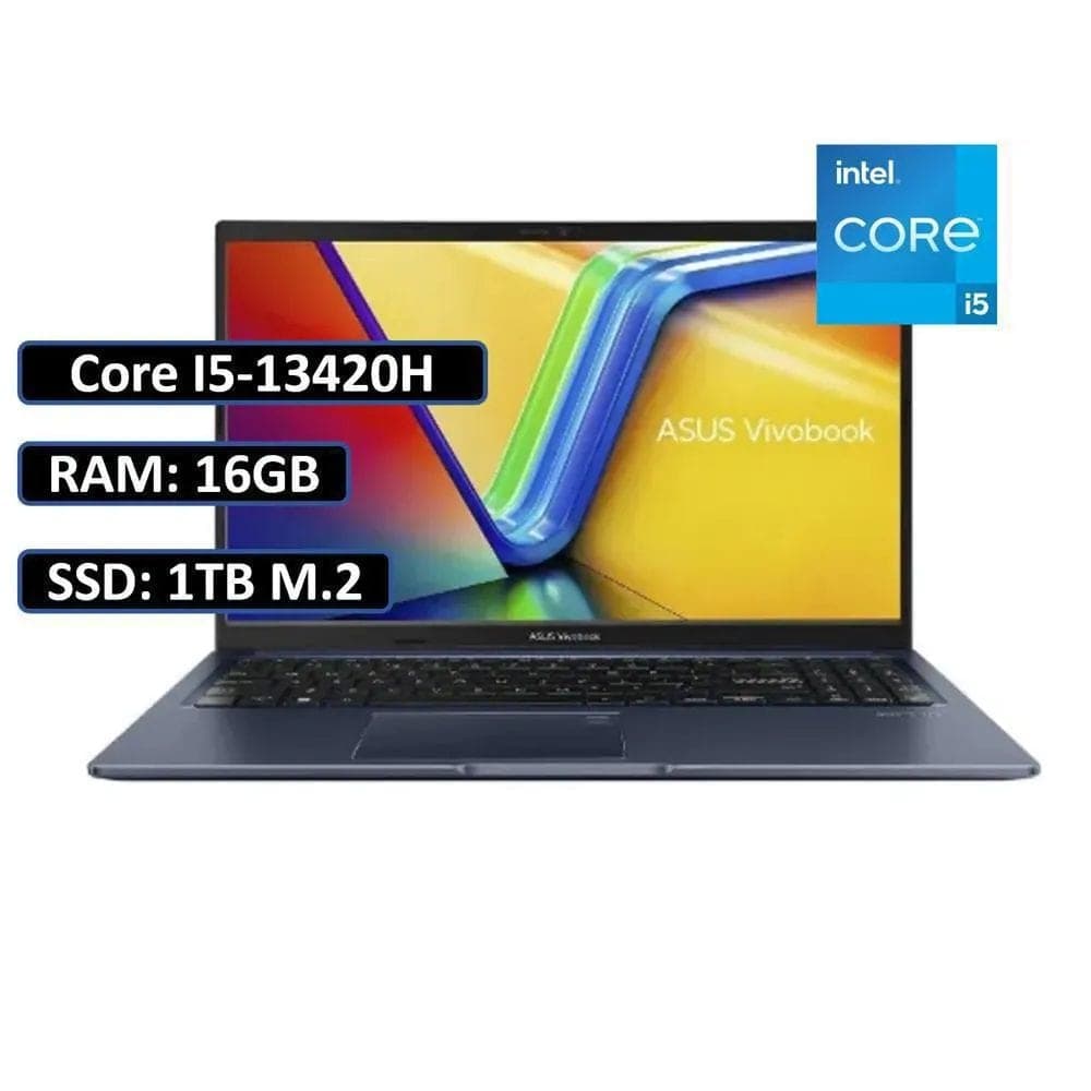 Portátil Asus Vivobook Core I5 13TH SSD 1tb RAM 16GB