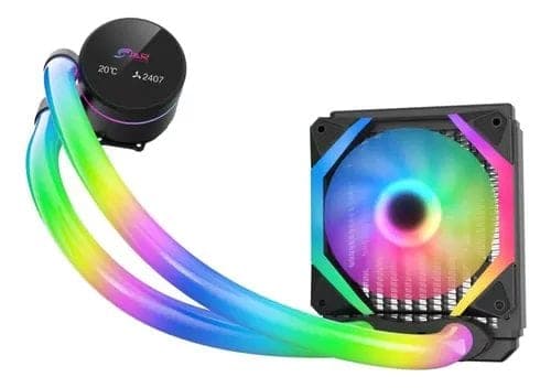Refrigeracion Liquida Blanca Jyr 120MM,iris X1 Rf-002 RGB
