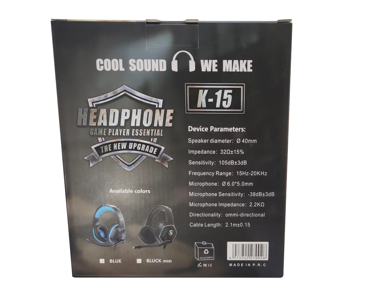 Audífonos  GAMER Kubite K-15 Gaming Headset - Imagen 4