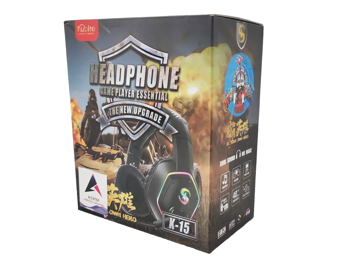 Audífonos  GAMER Kubite K-15 Gaming Headset