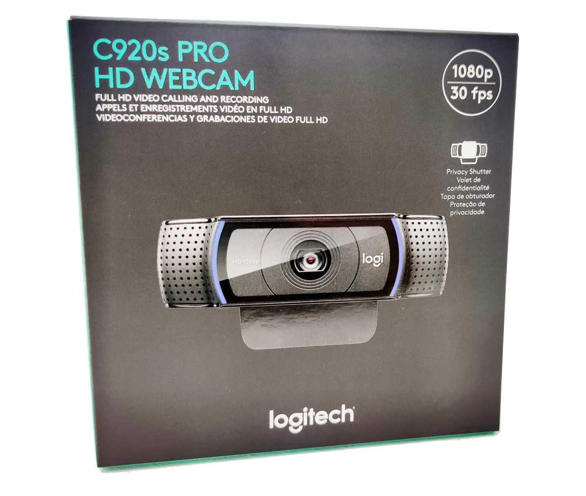Camara WebCam Logitech c920s Pro full hd