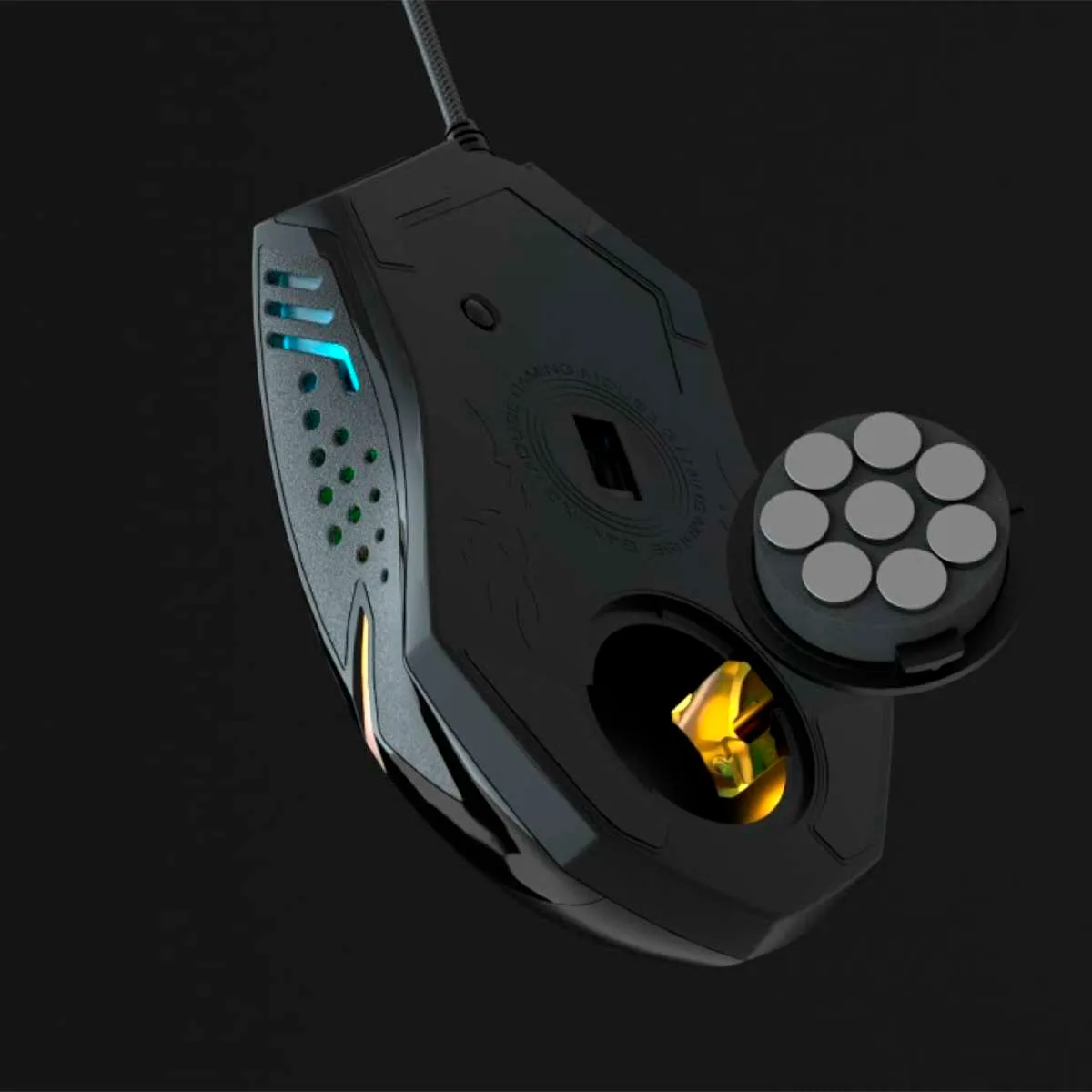 MOUSE Centrophorus RGB_SQ RED DRAGON - Imagen 4